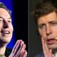 Elon Musk and OpenAI CEO, Sam Altman.